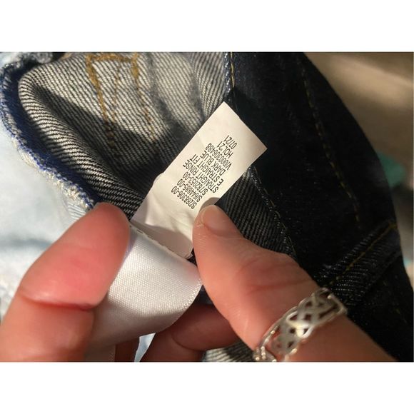 Gap NWT Straight Rinse Straight Leg Dark Blue Jeans Men’s Size 36 x 36, MSRP $60 - Picture 6 of 8